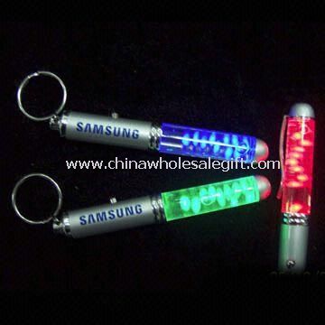 Flashing Keychains with Granule in Liquid
