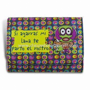 Kids Polyester Wallet with Cartoon Print