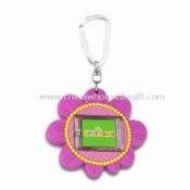 Changeable Solar Flashing Keychain with PVC Frame images