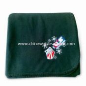 Embroidered Logo Travel/Picnic/Gift Blanket Made of Anti-pilling Polar Fleece images
