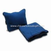 Travel Blanket Made of Double Brushed and Single Napped Anti-pilling Polyester Fleece images