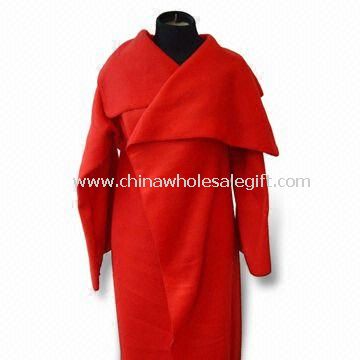 Usable de lana de poliéster manga larga manta