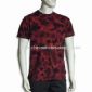 Mens T-shirt with Tie Dye and Short Sleeves small picture