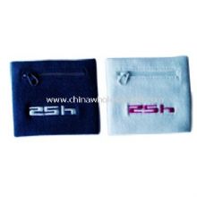 Embroidered Cotton Wrist Wallet images
