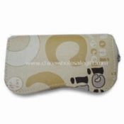 Tissu Womens Wallet avec impression de conception et de la fermeture à glissière images