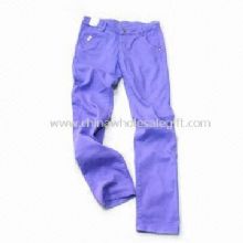 Girls Jeans with Garment Wash Made of 100% Cotton Fabric images