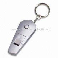 LED Keychain Light with Whistle images