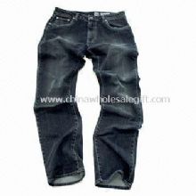 Mens Jeans/pantalones hechos de tela del dril de algodón 100% images