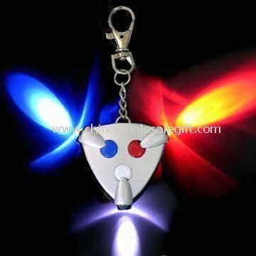 LED Keychain with Three Lights