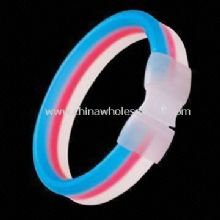 Piscando pulseiras Glow com duplas cores images