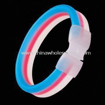 Flashing Glow Bracelets with Double Colors