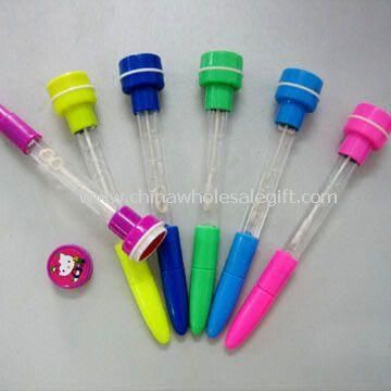 LED Light Pens with Stamp