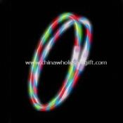 Flashing Glow Bracelets with Double Colors and Connector images