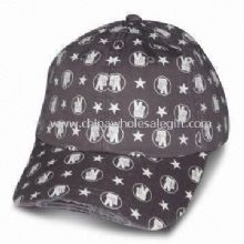 Heavy Brushed Cotton Twill Baseball Cap with Full Printing images
