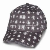 Heavy Brushed Cotton Twill Baseball Cap with Full Printing images