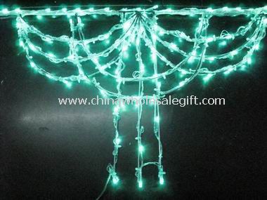 LED string curtain lys