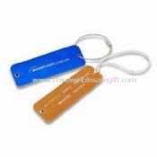 Aluminum Luggage Tag with Metal Ring Attachment images