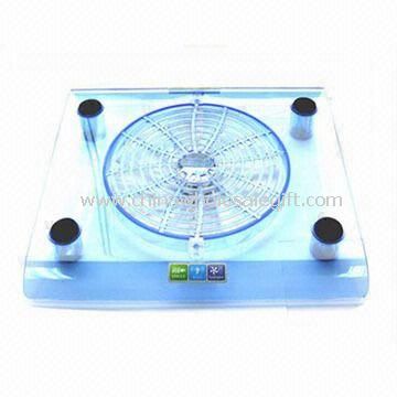 Notebook USB Cooling Pad with Blue LED Light Indicator