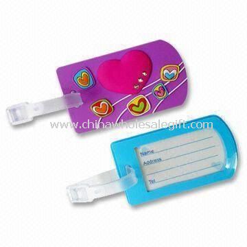 Soft Rubber PVC Luggage Tags