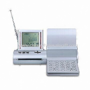 Foldable Caculator with Calendar FM Radio Alarm Stopwatch and Worldtime