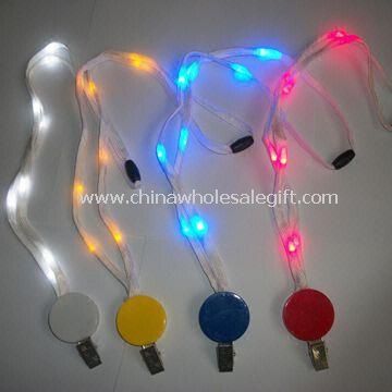 LED Flash Badge in Different Printings and LED Lights