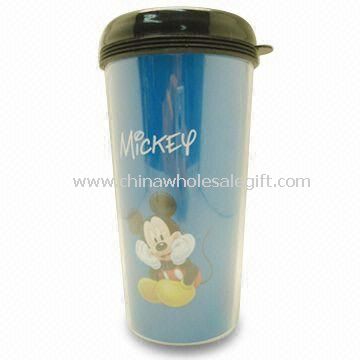 Double Wall AS/Plastic Water Bottle/Mug with 480ml Capacity