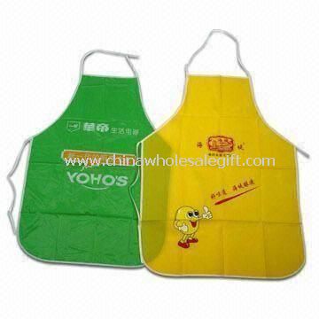 Cooking Apron Made of PVC and Nylon Three Polyester