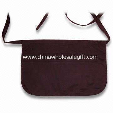 Cotton Apron with Pockets and Embroidery Graphic