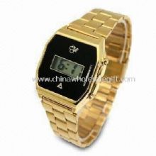 Metal Digital Sports Watch with Alloy Case images