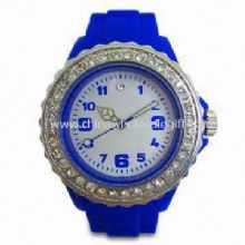 Sport Plastic Watch with Alloy Stone Bezel images