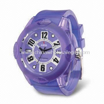 Sports Plastic Watch with 3ATM Waterproof Function