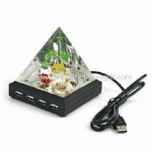 Pyramid Liquid gefüllten USB Hub mit Stifthalter images
