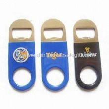 Stainless Steel Vinyl Bottle Openers with Screen Printing images