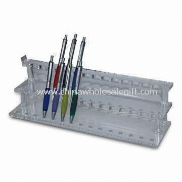Pen Display Holder Made of Transparent Acrylic