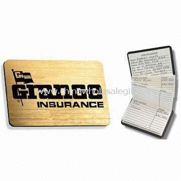 Magnetic Address Book in Satin Gold
