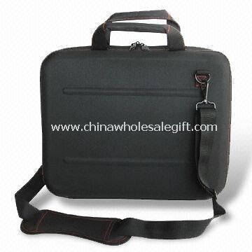 Computer Bag Made of Shandong Silk in Size of 17 Inches
