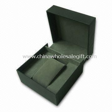 Caja de regalo con papel de cuero y la almohadilla removible