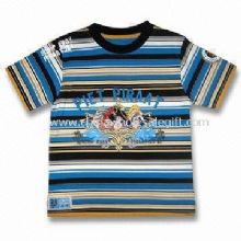 Childrens T-shirt with Print and Patch Embroidery images