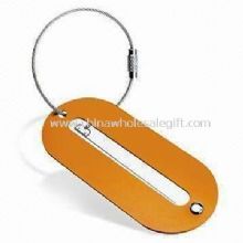 Luggage Tag Made of Aluminum and Alloy with Space for Logo Printing images