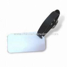 Luggage Tag with Aluminum and Leather Belt images