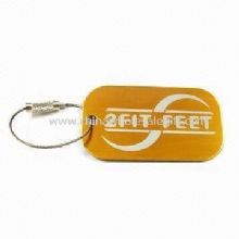 Luggage Tag with Printed Logo Finish Made of Aluminum images