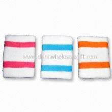 Sports Wristbands Made of 100% Cotton Terry with Elastic images