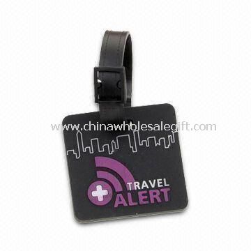 Travel Tag Made of Soft PVC Material with Rubber Belt Attachment