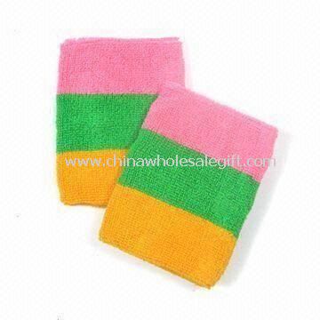 Wrist Bands in Colorful Design Made of Cotton