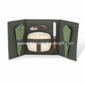 Picnic Cheese Set with Plastic Cutting Board Made of 600D Polyester images