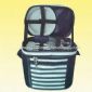 Durevole Picnic Cooler Bag con 2 set di utensili di plastica e bicchieri small picture