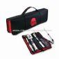 Picnic Barbecue Bag with 1.5mm Stainless Steel Blade and Tong with Wooden Handle small picture