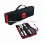 Picnic Barbecue borsa con lama in acciaio inox 1,5 mm e Tong con manico in legno small picture