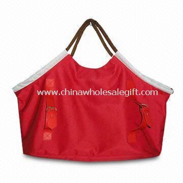 Fashion Beach Bag with One Main Compartent Made of 600 x 300D Polyester