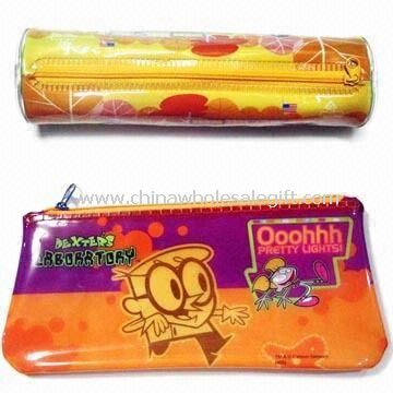 PVC Pencil Case/PEVA Pouch with Transfer Printing